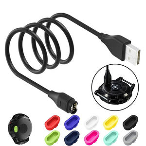 10 pièces dans un paquet Port de charge protecteur de couverture de prise anti-poussière pour Garmin Fenix <span class=keywords><strong>5</strong></span> 5S 5X 6 6S 6X 7 7S 7X Venu Vivoactive4 <span class=keywords><strong>Vivomove</strong></span> - Product Image 1