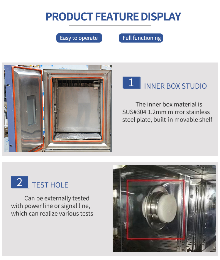 Stainless Steel Environmental Test Chambers for Constant Temperature and Humidity