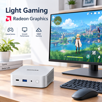 Mini PC AMD Ryzen 7 7735HS 16GB/24GB LPDDR5 1TB SSD Gaming Desktop Mini Computer Windows 11 Pro / Linux WIFI6