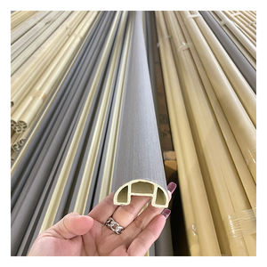 Panneaux muraux WPC <span class=keywords><strong>d</strong></span>'intérieur <span class=keywords><strong>les</strong></span> plus vendus en 2025, imperméables, résistants à la moisissure, pour salon, design semi-circulaire, installation facile - Product Image 3