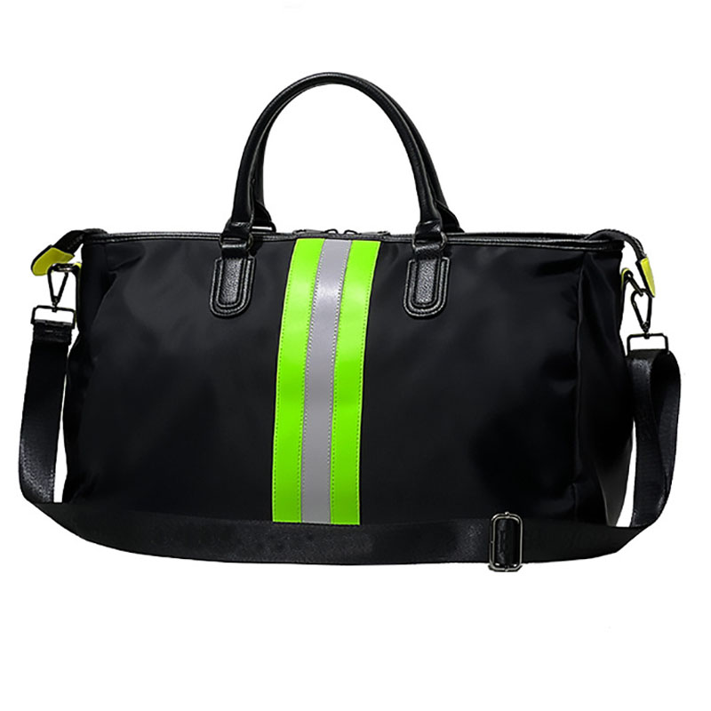 Black and fluorescent green