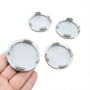 Tapas de buje de rueda con clip para radios, emblemas de llanta y tapas de buje compatibles con Shuntour, de 54mm y 65mm, en azul, negro y cromo, de ABS - Product Image 3