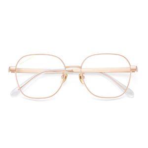 Montures de lunettes Danyang rondes ovales en titane pur, légères, monture complète, unisexe, verres en résine, style designer - Product Image 4