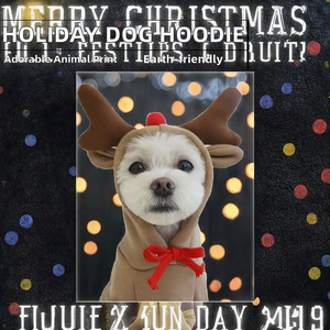 Vêtements pour chien en polaire polyester écologique, design classique de dessin animé, pour Noël et les fêtes d'hiver, marque Shine, sweats à capuche taille <span class=keywords><strong>XL</strong></span> - Product Image 2