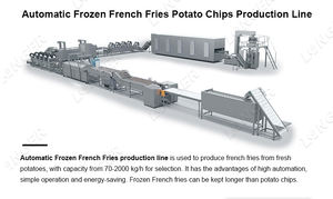 Automática Industrial crujiente surgeler <span class=keywords><strong>chips</strong></span> camote <span class=keywords><strong>chips</strong></span> de procesamiento que hace la máquina papas fritas congeladas precio de la línea de producción - Product Image 3