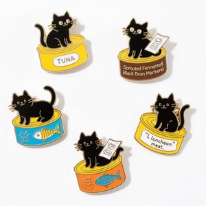 Set <span class=keywords><strong>de</strong></span> Broches <span class=keywords><strong>de</strong></span> Atún en Lata para Gatos, Lindos Insignias <span class=keywords><strong>de</strong></span> Metal Esmaltado Suave para Amantes <span class=keywords><strong>de</strong></span> Mascotas, Bolsos, Chaquetas y Regalos <span class=keywords><strong>de</strong></span> Boutique al por Mayor - Product Image 2