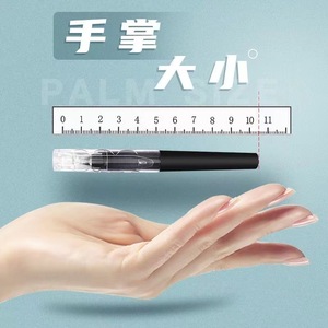 Stylo à Gel noir, pointe en acier inoxydable de 0.3mm, Mini stylo portable pour bureau et école, papeterie d'écriture - Product Image 1