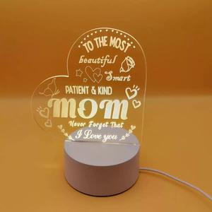 2025 creativo moderno 3D acrílico pesadilla niñas Navidad atmósfera luz USB enchufe alimentación para la decoración del dormitorio de los niños - Product Image 3