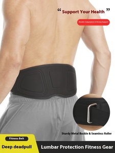 Logo personnalisé ceinture de sécurité de remise en forme pour hommes femmes sport Squat dur tirer banc pousser haltérophilie taille entraînement soutien pressurisé - Product Image 3