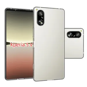 Casing ponsel Sony Xperia 5V, aksesori ponsel bening seluruh bodi