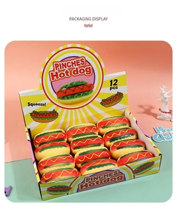 Juguete Antiestrés Jincan, Nuevo y Creativo, con Forma de Hot Dog, Material TPR, para Niñas y Niños, Unisex - Product Image 2
