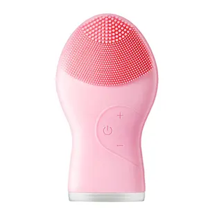 Brosse de nettoyage du visage en Silicone, enlèvement des points noirs et Massage, sonique, Rechargeable, électrique, pour nettoyage en profondeur