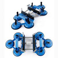 Ventouse de levage en alliage d'aluminium XMGT à double six griffes, réglable, à haute aspiration pour verre et carrelage