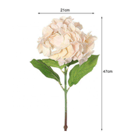 Oh Arts Factory Personnalisation Faux Latex Hortensia Fleurs Real Touch Fleur pour la décoration de la chambre à coucher