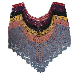 2023 New Arrival Good Price Fabric Lace African Colorful Fashion Neck Lace Collar
