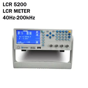 LCR5200 lcd ekran çin fabrika dijital elektrik köprüsü test cihazı 40Hz-200 KHZ yüksek frekanslı dijital LCR metre