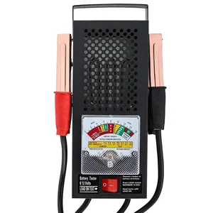 Penguji muatan baterai 100 Amp mudah digunakan & Tester tegangan untuk otomotif baterai 12 Volt dan 6 Volt