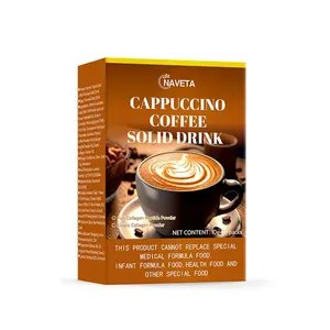 Oem ODM Navitas cappuccino cà phê thảo mộc ngay lập tức cà phê Arabica đậu cho hương vị tốt