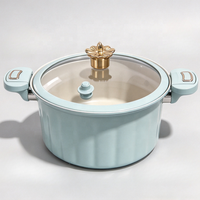 Coffrets Cadeaux Promotionnels : Marmite à Soupe Multifonctionnelle en Émail, Cocotte, Autocuiseur de Cuisine pour Cuisinières à Gaz et à Induction