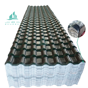 Moderne Lichtgewicht Pvc Kunststof Dakbedekking Profiel Plaat Waterdichte Bamboe Vorm Tegel Voor Schuur Dak Geleverd In <span class=keywords><strong>Muscat</strong></span> Oman - Product Image 2