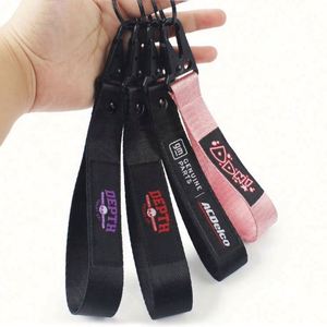 Wholesales Brand Name Logo Embroidered Custom Woven Motorcycle <b>Lanyard</b> Keychains - Product Image 6
