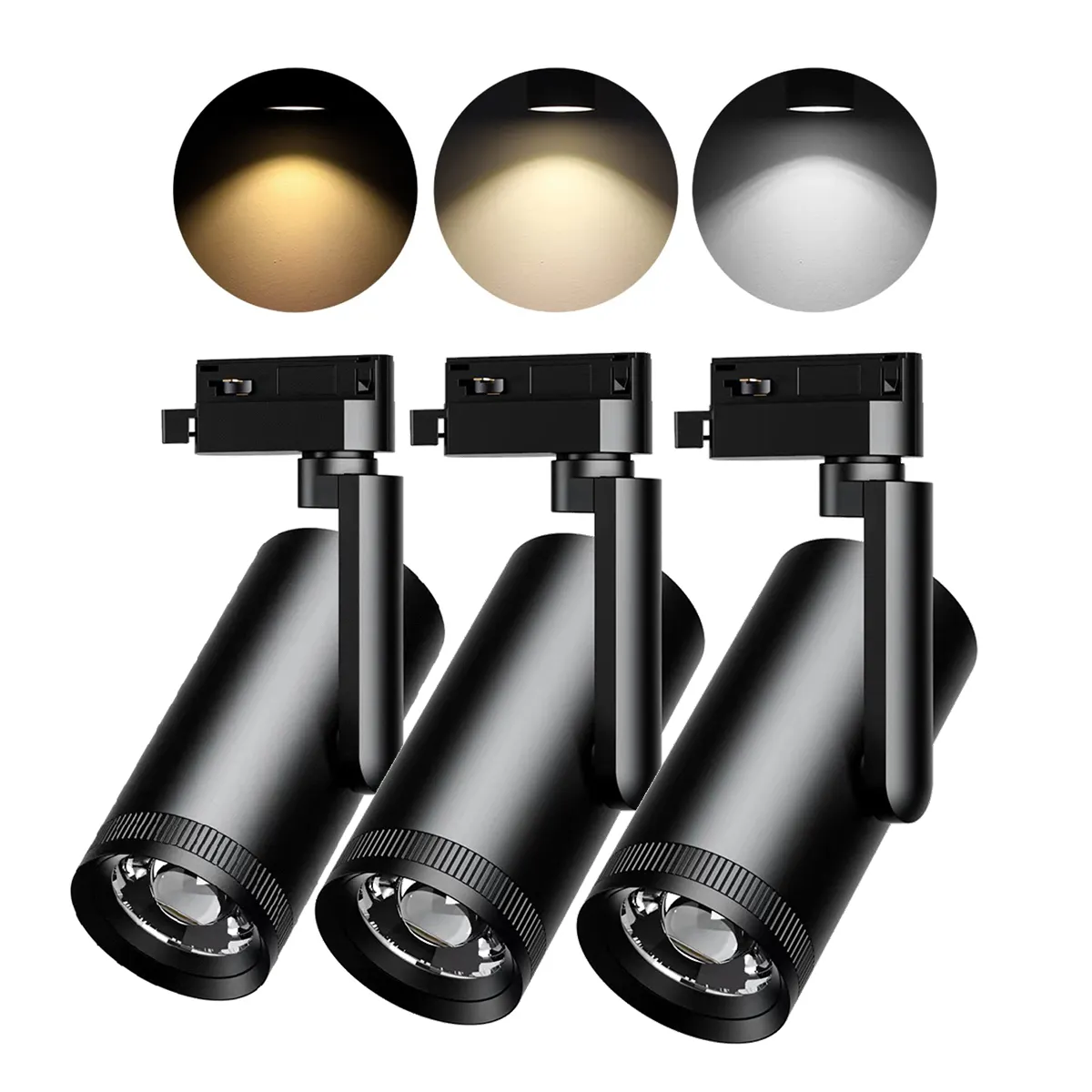 Customizable 12W 20W 30W Adjustable Zoomable Track Lighting 360 Focus Cob Led Track Lights Moving Head Light