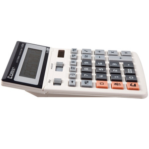 คอมิกซ์ ซี-1200 เอชเครื่องคิดเลขอิเล็กทรอนิกส์ 12 หลัก เครื่องคิดเลขตั้งโต๊ะพลังงานแสงอาทิตย์ สำหรับใช้ในสำนักงานและนักเรียน - Product Image 5
