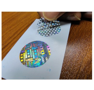 Etiquetas de Embalaje Personalizadas Más Vendidas, Etiquetas Autoadhesivas con Holograma 3D Mini - Product Image 3