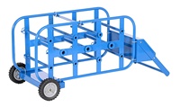 Caddie à câble d'essieu multiples portable, distributeur de armature à Multi bobines, caddie à bobine