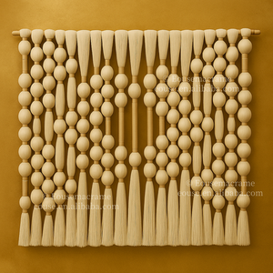 Décoration <span class=keywords><strong>murale</strong></span> en macramé <span class=keywords><strong>bohème</strong></span> écologique, grande décoration <span class=keywords><strong>murale</strong></span> pour salle à manger - Product Image 6