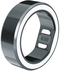 Anillo Inteligente CITICITY de Acero Inoxidable y Cerámica, con Control por Aplicación, Resistente al Agua IP68, Rastreador Personal con Estuche de Carga, Certificaciones CE, FCC y RoHS - Product Image 1
