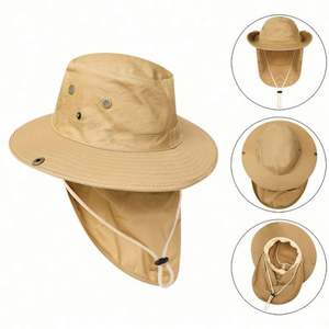 Chapeau Bob Personnalisable pour Camping et Pêche avec Cache-Visage, Protection Solaire Unisexe, Utilisation Quatre Saisons, Idéal pour Fêtes et Ski - Product Image 3
