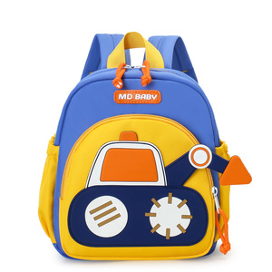 Carino alla moda per la scuola di escavatore zaino per ragazzi auto piccola borsa da <span class=keywords><strong>asilo</strong></span> per bambini con Featur impermeabile - Product Image 1