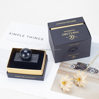 Boîte de papier cosmétique noire blanche personnalisée bouteille de parfum avec emballage de boîte boîtes de parfum de luxe parfum