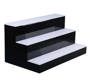 Commerciële Led Verlichte Showcase-Gelaagde Displayplank Voor Barbezitters En Retailkopers (Bars/Lounges/Parfumwinkels) - Product Image 1