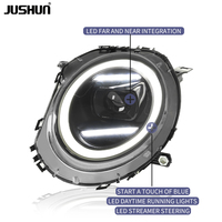 Ensemble de phare JUSHUN pour BMW MINI R56 2007-2013 modifié nouvelle lentille LED blanc feux diurnes Applicable