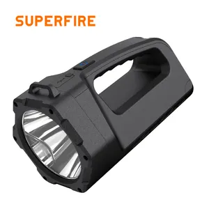 New Design hand search light Outdoor Lighting long Distance Hunting Waterproof Rechargeable LED Searchlight