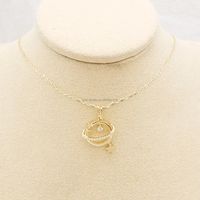 Collier en or Unique 18k en or jaune pur, colliers en diamant naturel, bijoux fins, or chinois