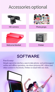 UNIV เคสใส่รูปวงรีสำหรับ iPad, ใหม่ล่าสุดเคสใส่ภาพวิดีโอเซลฟี่ปรับขนาดได้สีขาว/ดำ - Product Image 4