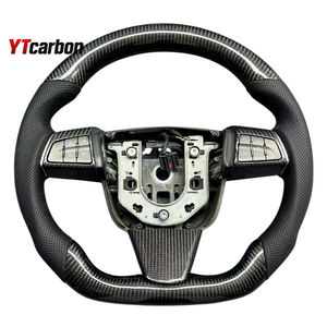 Volant de course personnalisé en fibre de carbone <span class=keywords><strong>v</strong></span>éritable YTcarbon pour <span class=keywords><strong>Cadillac</strong></span> <span class=keywords><strong>CTS</strong></span>, SRX, STS, <span class=keywords><strong>CTS</strong></span>-<span class=keywords><strong>V</strong></span> (2008-2013) – Accessoires intérieurs automobiles - Product Image 2