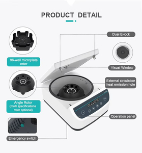 Laboratorium <span class=keywords><strong>Centrifuge</strong></span> met lage snelheid <span class=keywords><strong>Centrifuge</strong></span> van hoge kwaliteit 4000 RPM 1880xg DUO PRF-proces - Product Image 6