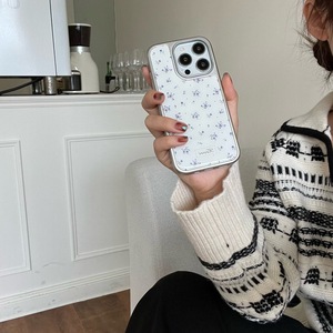 Funda para Teléfono con Diseño Floral Morado Fresco para iPhone 16 Pro Max 15 14 13, con Brillo Electrochapado para Mujer - Product Image 2