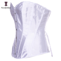 Corsets et Bustiers Gothiques en Dentelle et Satin Grandes Tailles du XS au 6XL, Modèle Ouvert pour Mariage