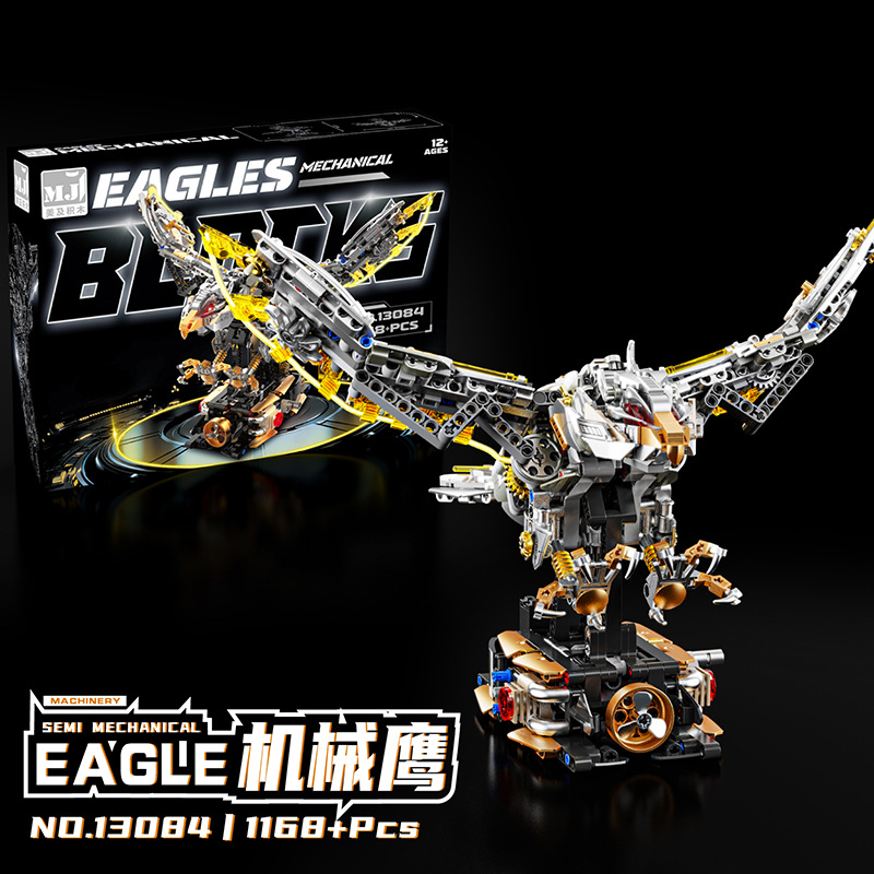 13084:mechanical eagle 1168pcs