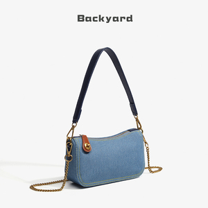 Bolso de Hombro Azul Denim, Nuevo Estilo 2025, Bolso de Mano de Alta Gama - Product Image 5