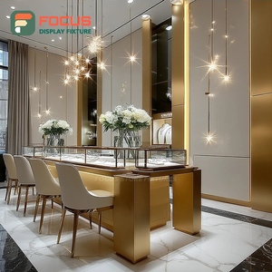 Sistema de Exhibición de Joyería para Tiendas Minoristas Modernas, Mostrador de Exhibición para Tiendas de Marca con Superficie Pulida - Product Image 2