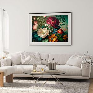 Peinture numérique transfrontalière DIY : <span class=keywords><strong>Bouquet</strong></span> <span class=keywords><strong>de</strong></span> <span class=keywords><strong>fleurs</strong></span> fraîches en acrylique sur toile, décoration artistique - Product Image 3