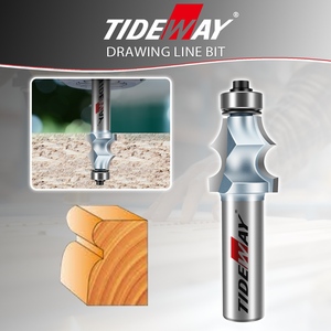 Tideway เครื่องกัดมิลลิ่งตัดแต่งสำหรับเฟอร์นิเจอร์งานไม้เราเตอร์ทังสเตนคาร์ไบด์เกรดอุตสาหกรรม - Product Image 5