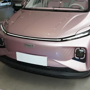 5 assentos 2024 geometria E vaga-lume streamer versão cor rosa preço mais barato carro elétrico chinês suv