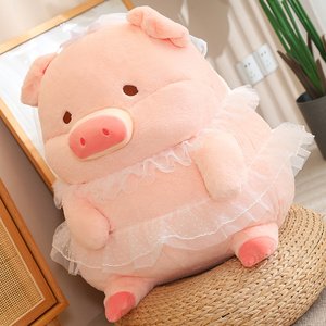 Gros Doux Couple Cochon Animal En Peluche Mariage Couronne Cochon En Peluche Jouet Cadeau D'anniversaire Doux Puissance Cochon Couple - Product Image 5